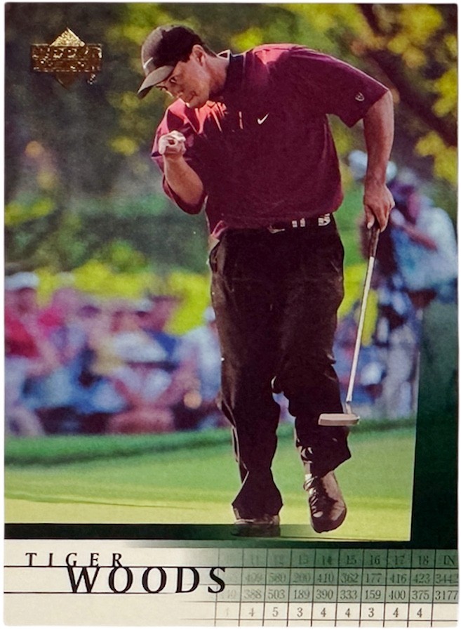 Tiger Woods 2001 Upper Deck Golf PGA Rookie Card (RC) #1