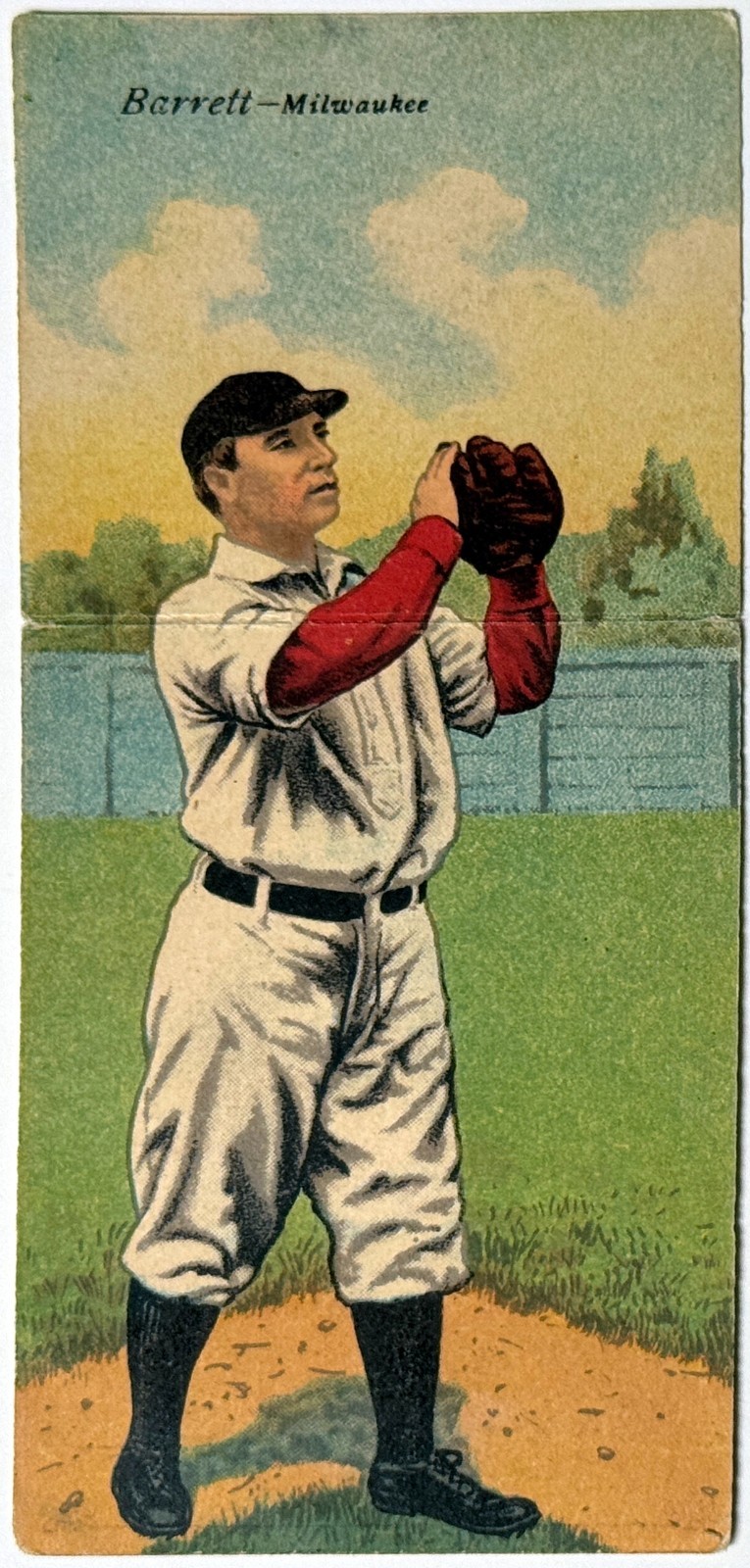 James Barrett/Grant McGlynn 1911 Mecca T201 Double Folders Card-VG-Milwaukee
