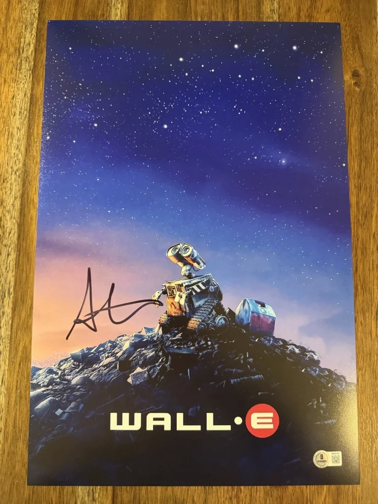 Andrew Stanton ‘WALL-E’ Movie Director Signed 12x18 Photo Beckett Walle