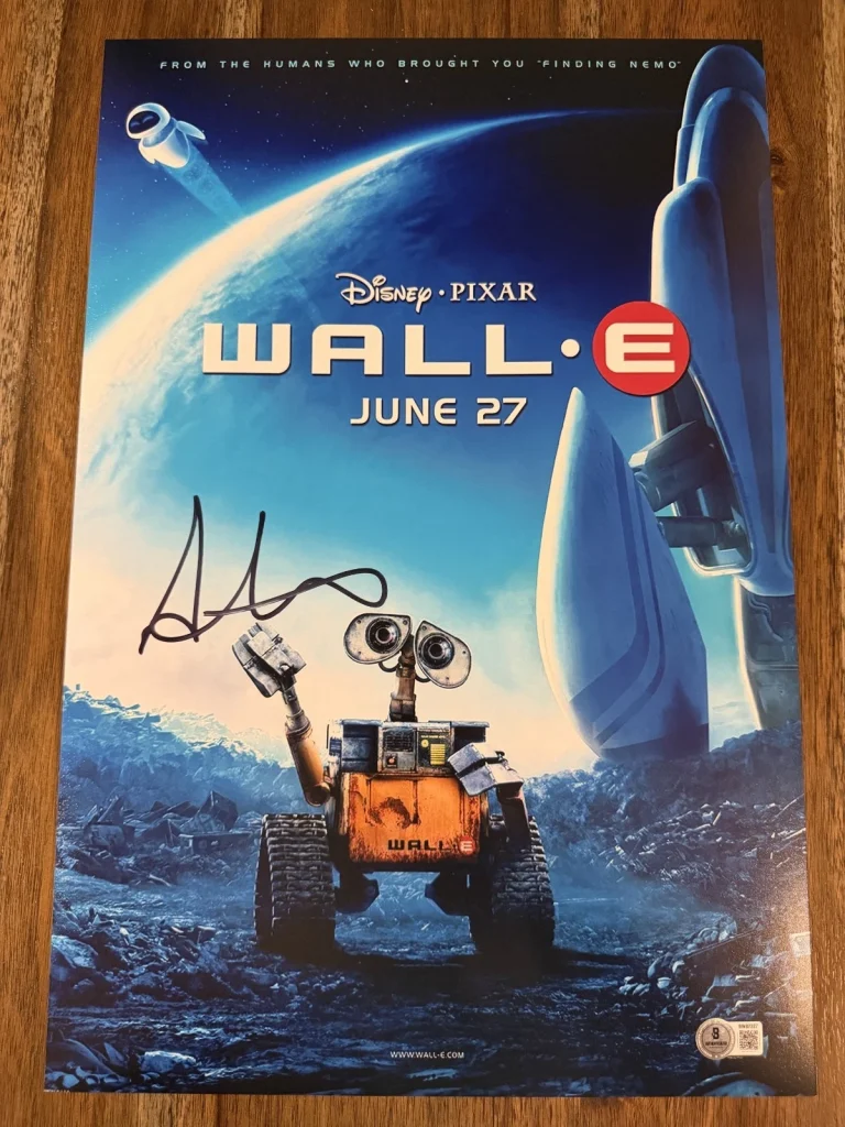 Andrew Stanton ‘WALL-E’ Movie Director Signed 12x18 Photo Beckett Walle