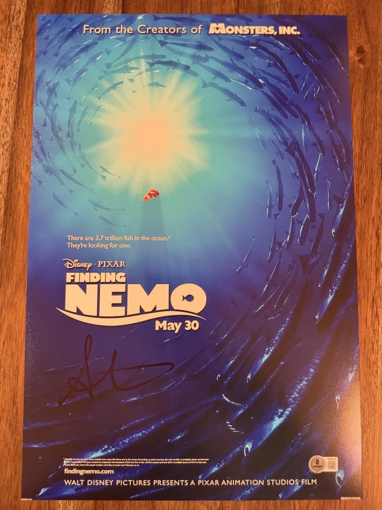 Andrew Stanton ‘Finding Nemo’ Movie Director Signed 12x18 Photo Beckett