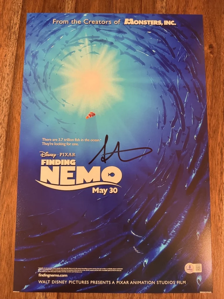 Andrew Stanton ‘Finding Nemo’ Movie Director Signed 12x18 Photo Beckett