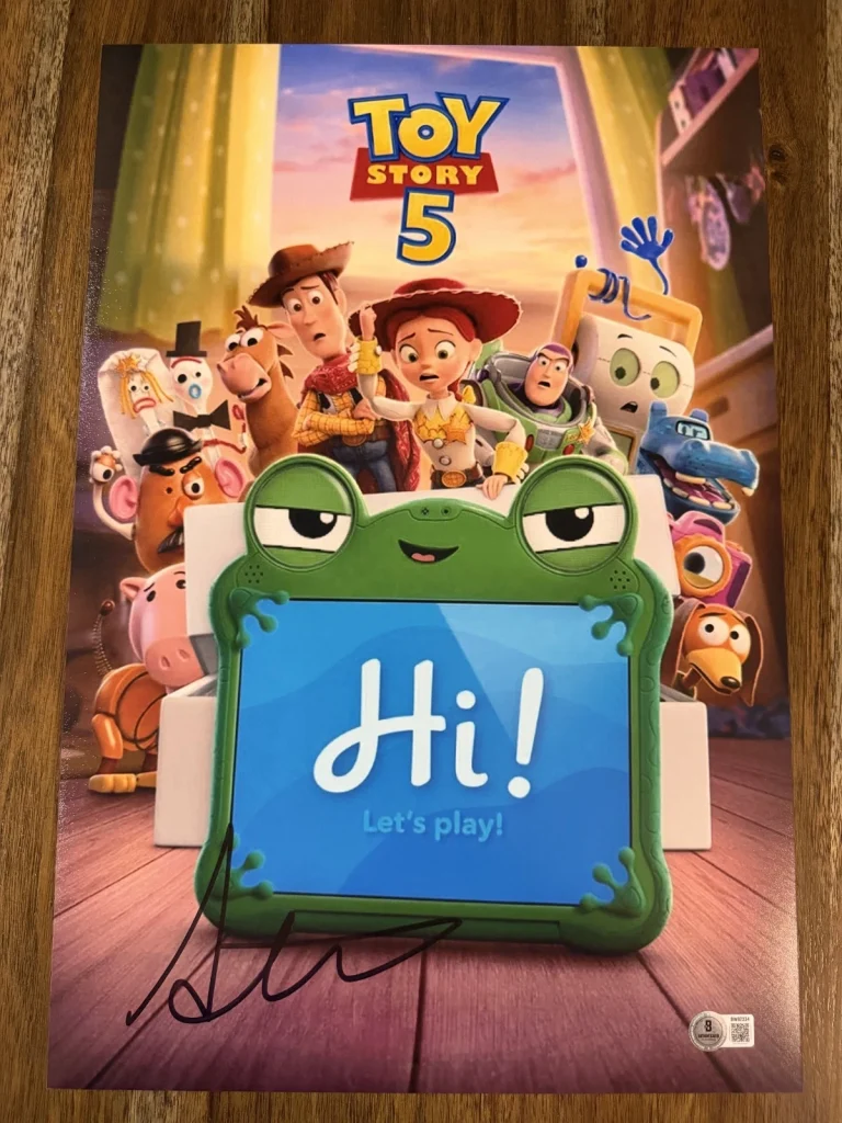 Andrew Stanton ‘Toy Story 5’ Movie Director Signed 12x18 Photo Beckett Five