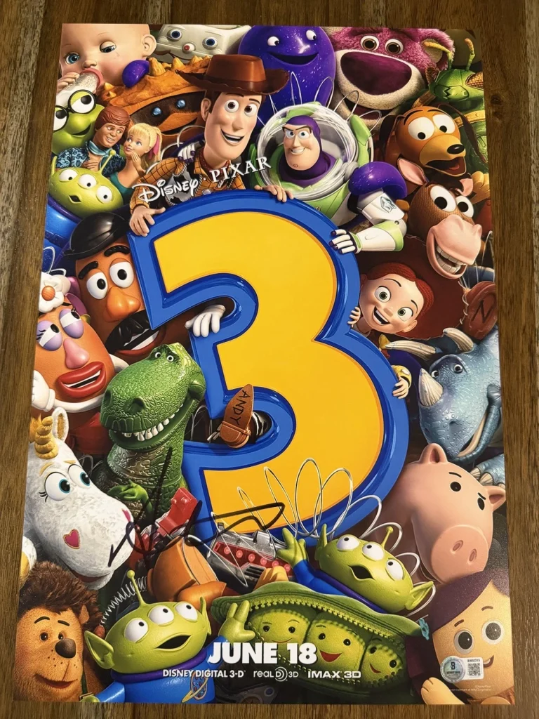 Andrew Stanton ‘Toy Story 3’ Movie Writer Signed 12x18 Photo Beckett Three