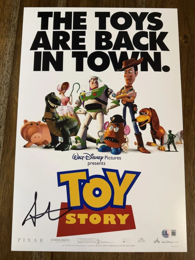 Andrew Stanton ‘Toy Story’ Movie Writer Signed 12x18 Photo Beckett