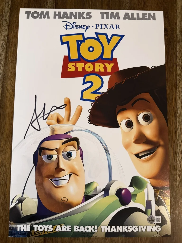 Andrew Stanton ‘Toy Story 2’ Movie Writer Signed 12x18 Photo Beckett Two