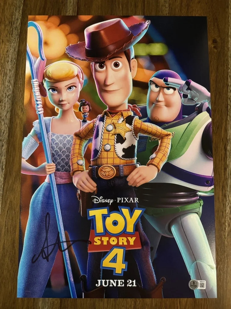 Andrew Stanton ‘Toy Story 4’ Movie Writer Signed 12x18 Photo Beckett Four