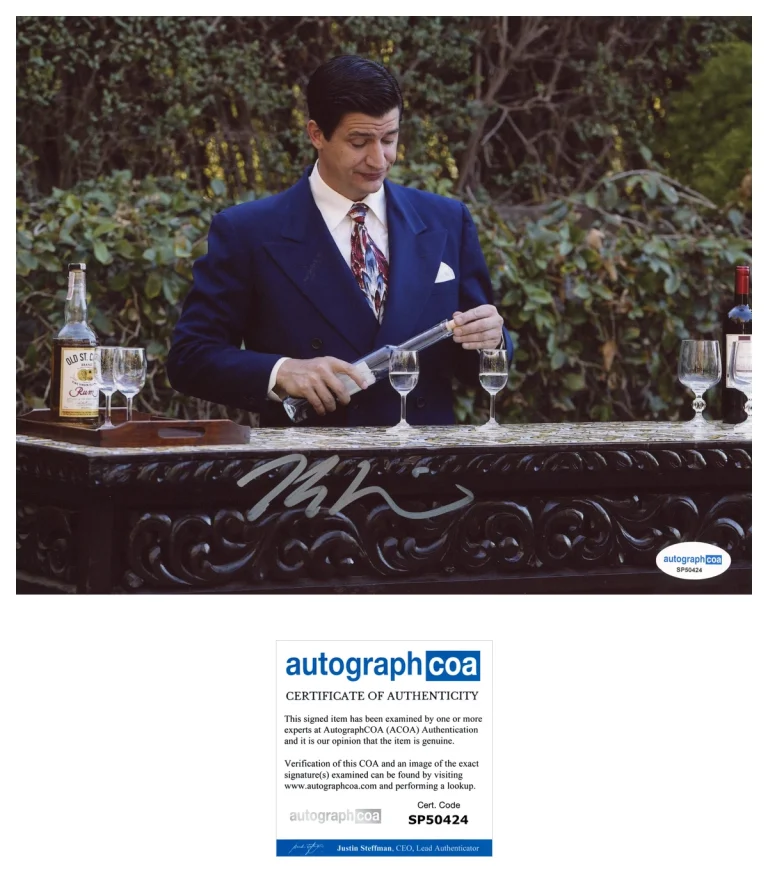 Ken Marino ‘Agent Carter’ Signed 8x10 Photo 'Joseph Manfredi' ACOA