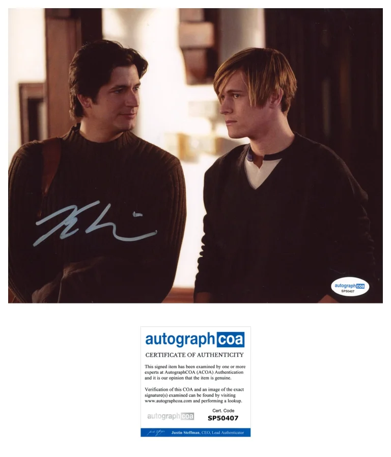 Ken Marino ‘Dawson's Creek’ Signed 8x10 Photo 'Professor David' ACOA