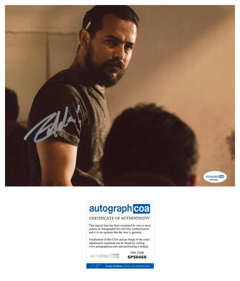 Alejandro Edda ‘Fear The Walking Dead’ Signed 8x10 Photo ‘Marco' ACOA