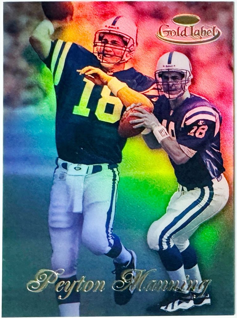Peyton Manning 1998 Topps Gold Label Rookie Card #20 (RC)-  (Indianapolis Colts)