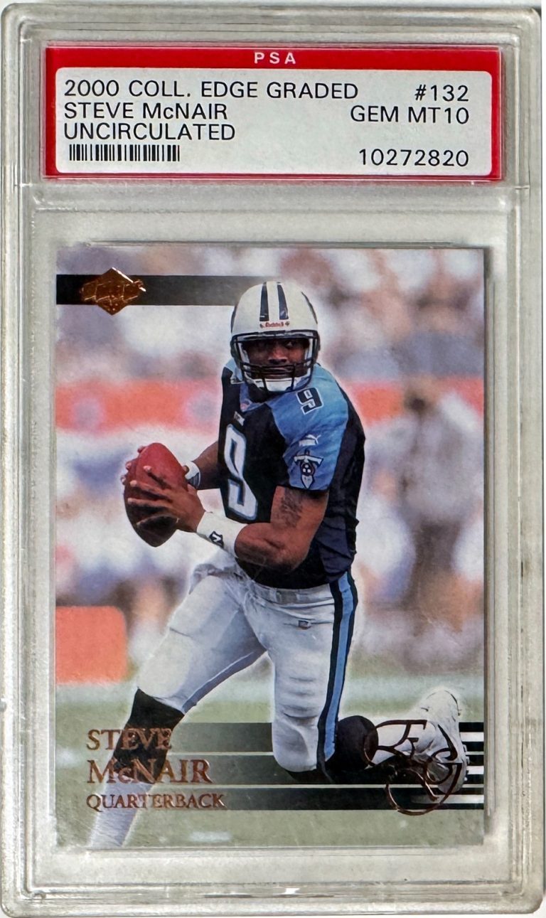 Steve McNair 2000 Collector's Edge Uncirculated #132 /5000- PSA Graded 10 Gem MT
