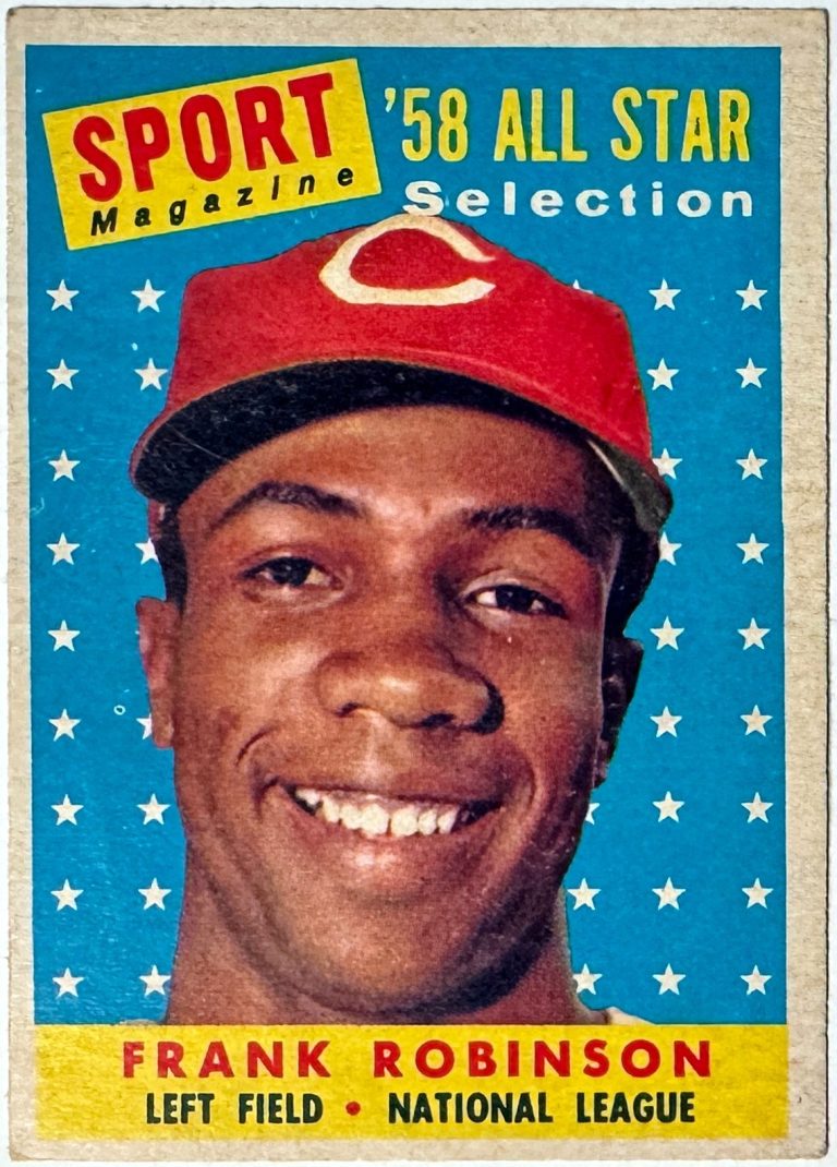 Frank Robinson 1958 Topps All Star Card #484 (Cincinnati Redlegs/HOF)