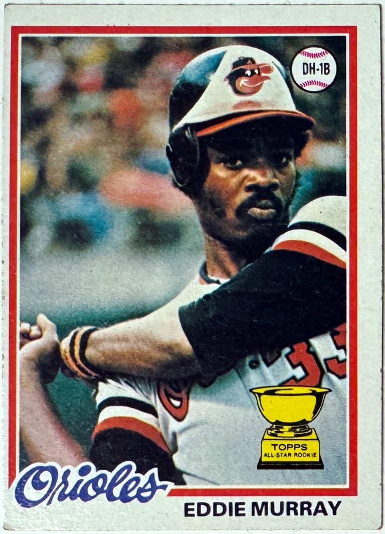 Eddie Murray 1978 Topps All-Star Rookie Card (RC) #36 (Baltimore Orioles/HOF)