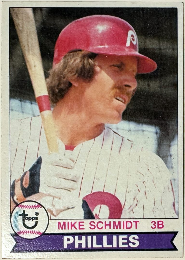 Mike Schmidt 1979 Topps Baseball Card #610 EX-EX MT (Philadelphia Phillies/HOF)