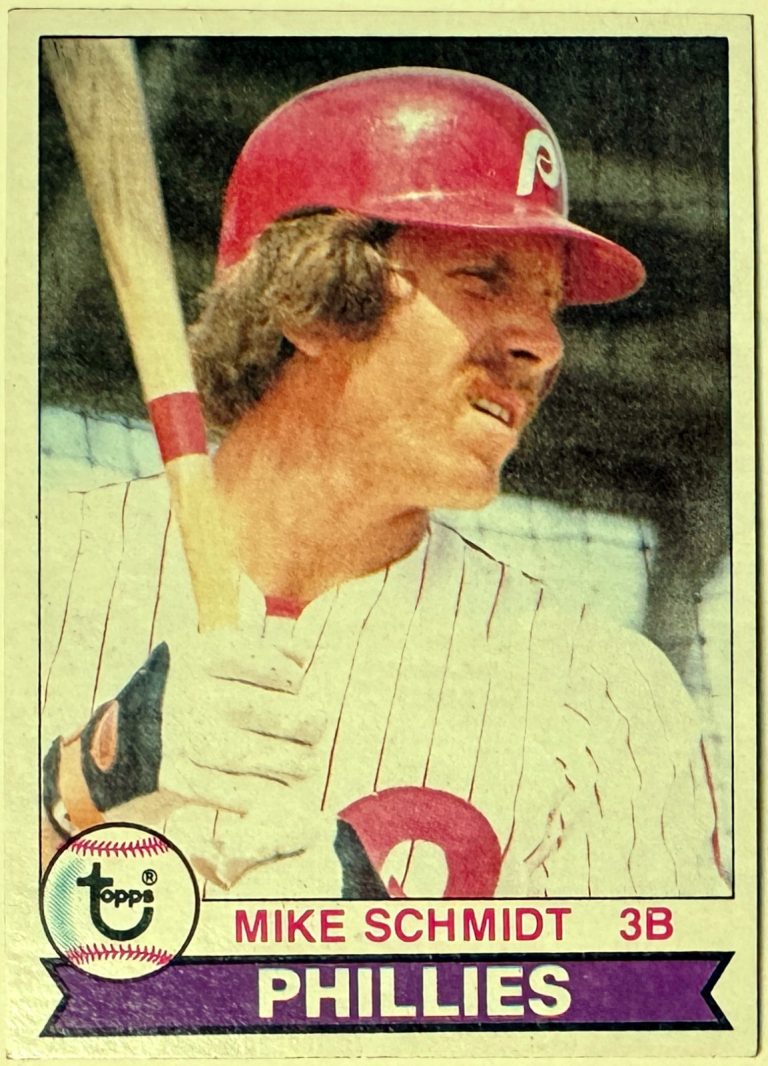 Mike Schmidt 1979 Topps Baseball Card #610 EX (Philadelphia Phillies/HOF)