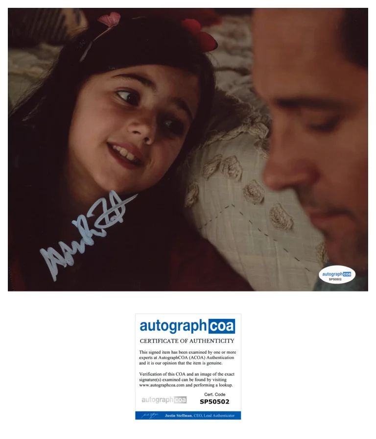 Abby Ryder Fortson ‘Ant-Man’ Signed 8x10 Photo 'Cassie Lang' ACOA Antman