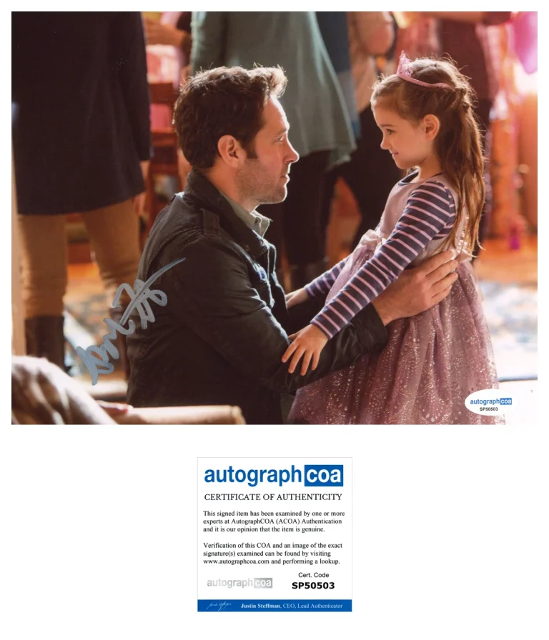 Abby Ryder Fortson ‘Ant-Man’ Signed 8x10 Photo 'Cassie Lang' ACOA Antman