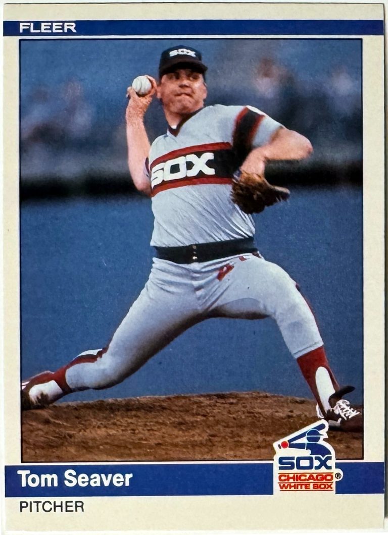 Tom Seaver 1984 Fleer Update Card #U-106 (Chicago White Sox/HOF)
