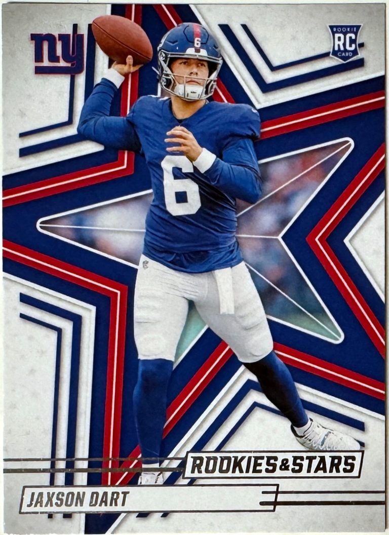 Jaxson Dart 2025 Panini Rookies & Stars Rookie Card (RC) #137 (New York Giants)