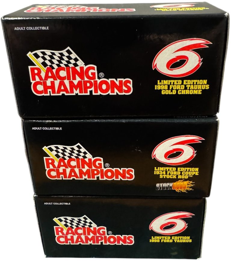 Mark Martin 1998 Racing Champions #6 Valvoline 1:64 Diecast x3 Box Set #7733 NIB