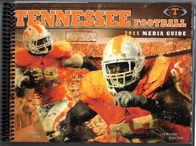 Tennessee Volunteers 2011 College Football Official Media Guide/Program- NEW