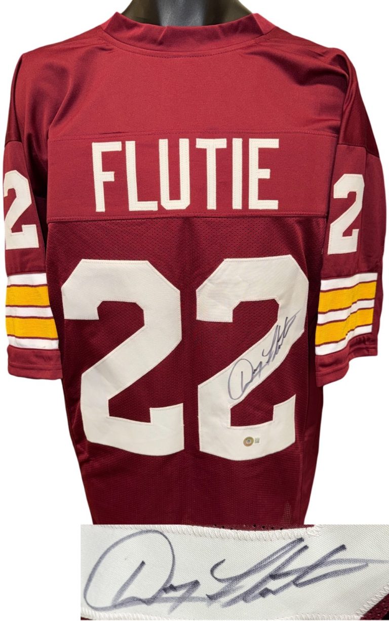 Doug Flutie signed Boston College Maroon Custom Stitched College Jersey- Beckett