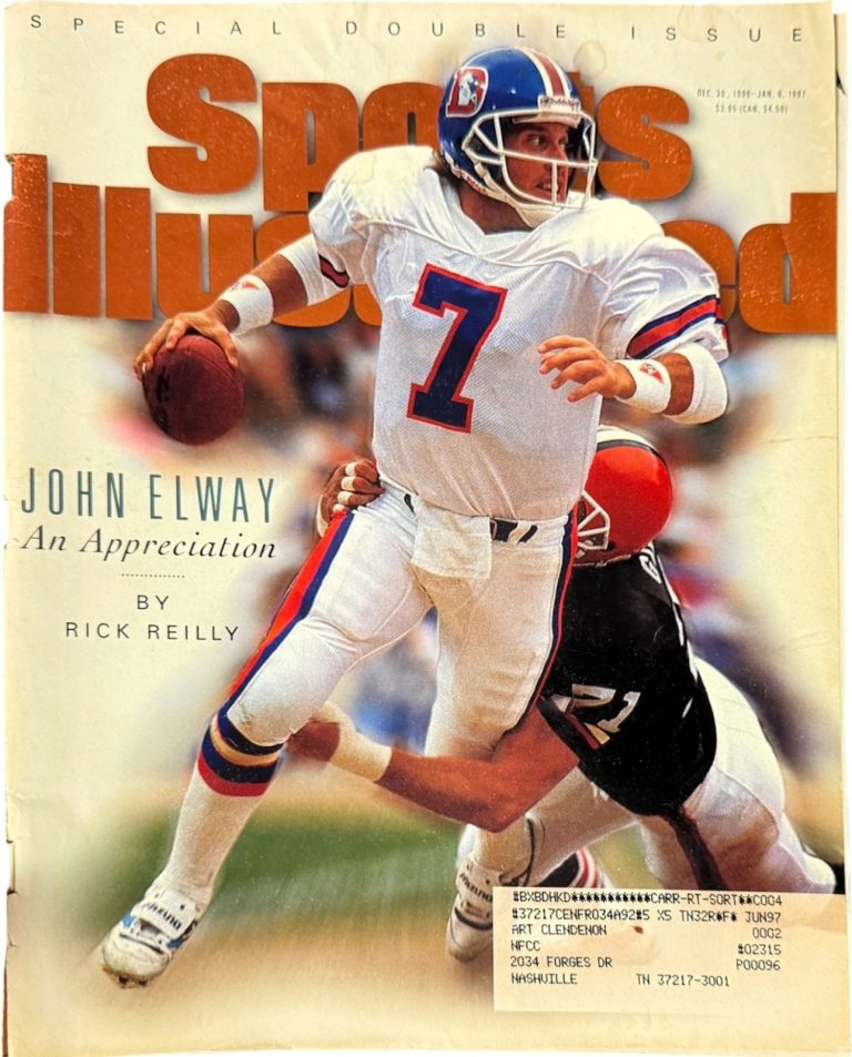 Sports Illustrated Full Magazine 12/30/1996-1/6/1997- John Elway (Double Issue)