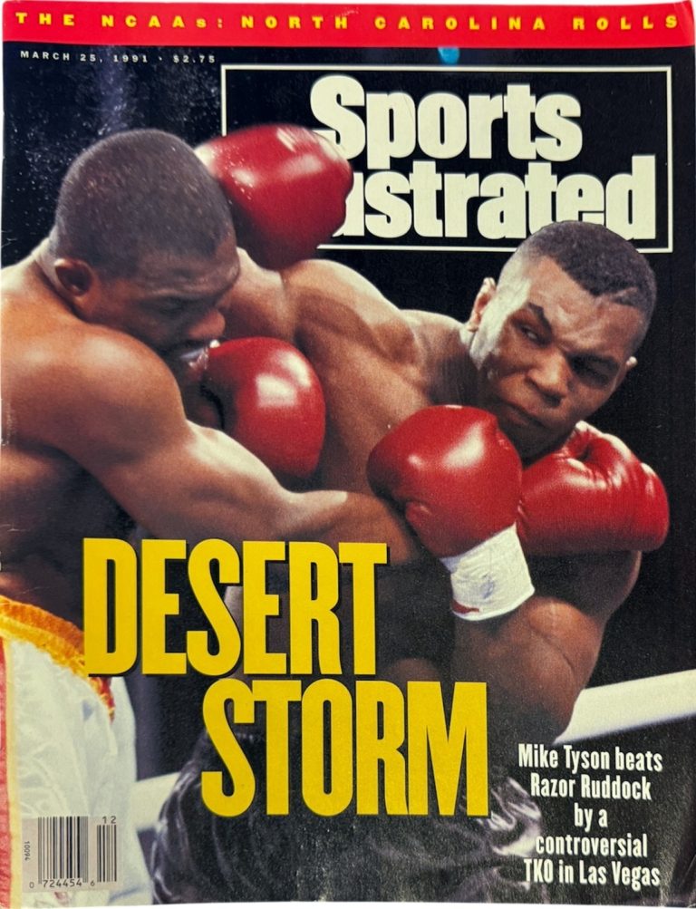 Sports Illustrated Full Magazine 3/25/1991- Mike Tyson- Desert Storm