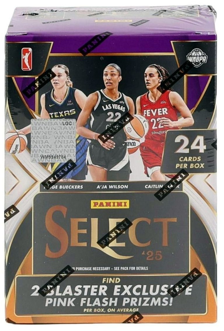 2025 Select WNBA Basketball Blaster Box- 6PK/4CPP/24CPB - New/Factory Sealed