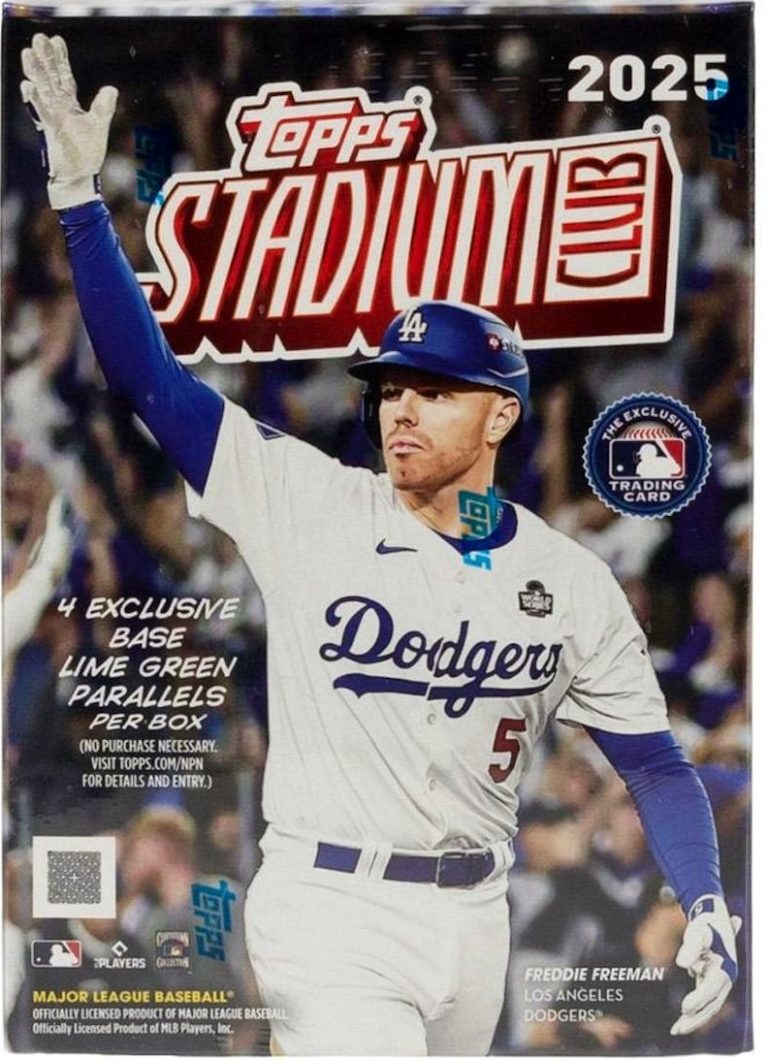 2025 Topps Stadium Club MLB Blaster Box- 8PK/5CPP/40CPB - New/Factory Sealed