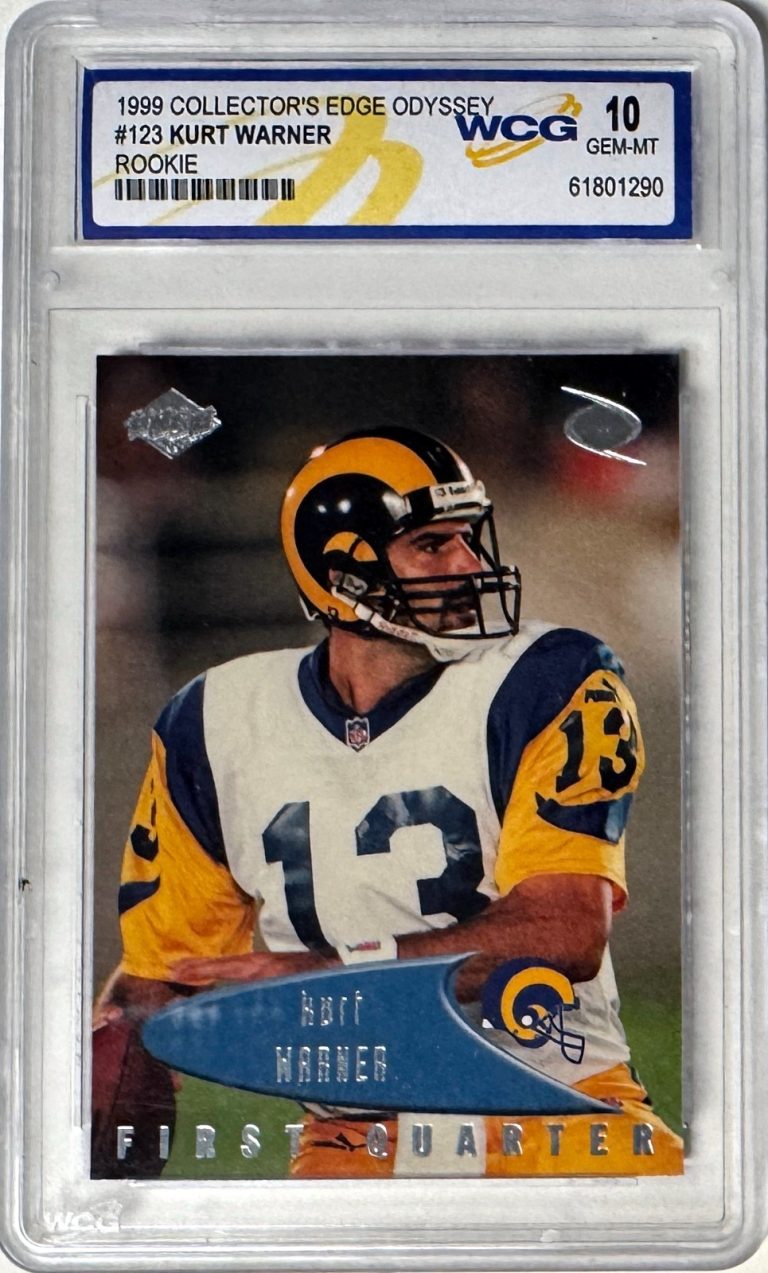 Kurt Warner 1999 Collector's Edge Odyssey Rookie Card #123- WCG Graded 10 Gem MT