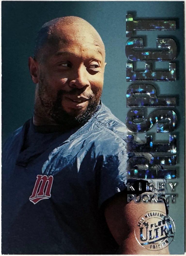 Kirby Puckett 1996 Fleer Ultra Respect Gold Medallion Card #6 -(Minnesota Twins)