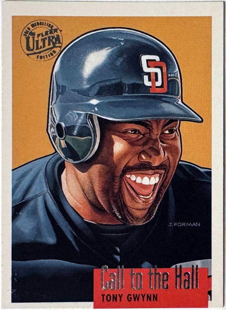 Tony Gwynn 1996 Fleer Ultra Call to the Hall Gold Medallion Card #3 - (Padres)