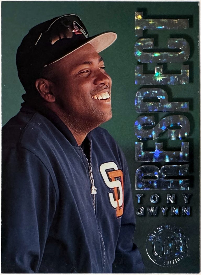 Tony Gwynn 1996 Fleer Ultra Respect Gold Medallion Card #3 -San Diego Padres/HOF