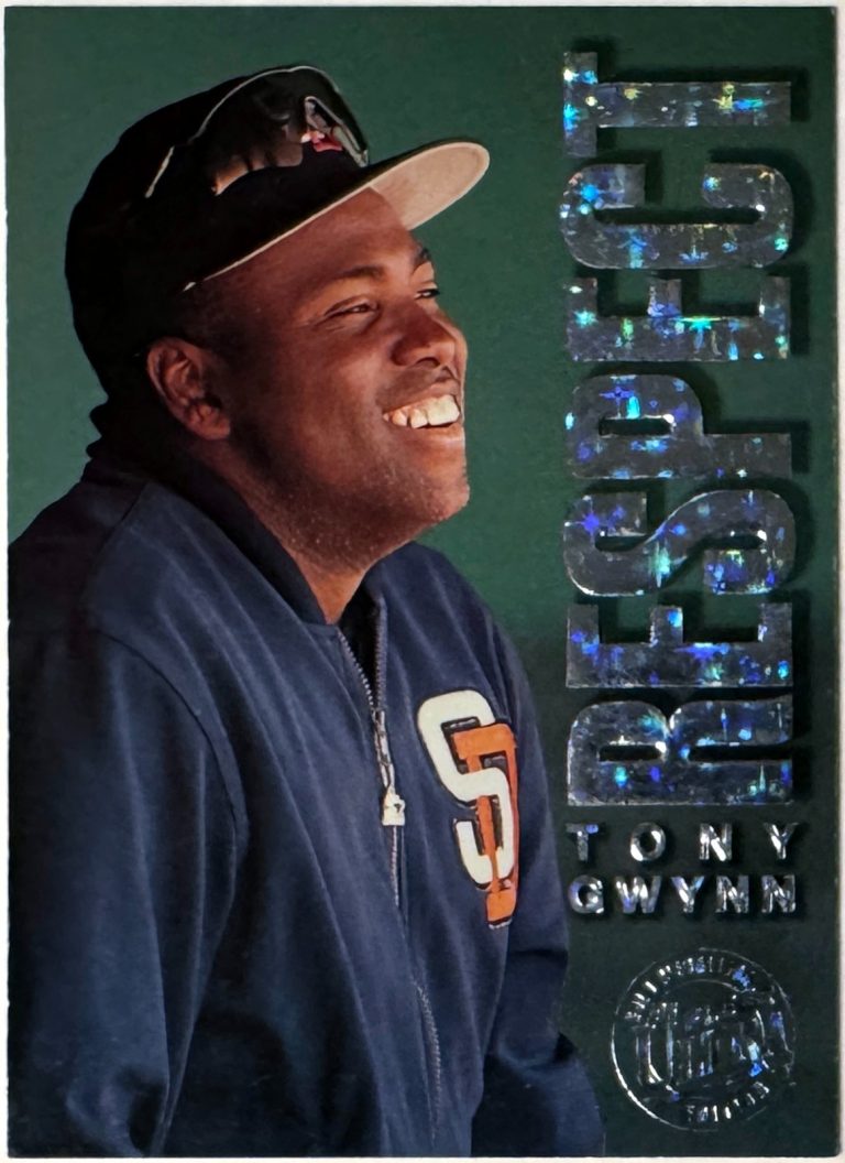 Tony Gwynn 1996 Fleer Ultra Respect Gold Medallion Card #3 -San Diego Padres/HOF