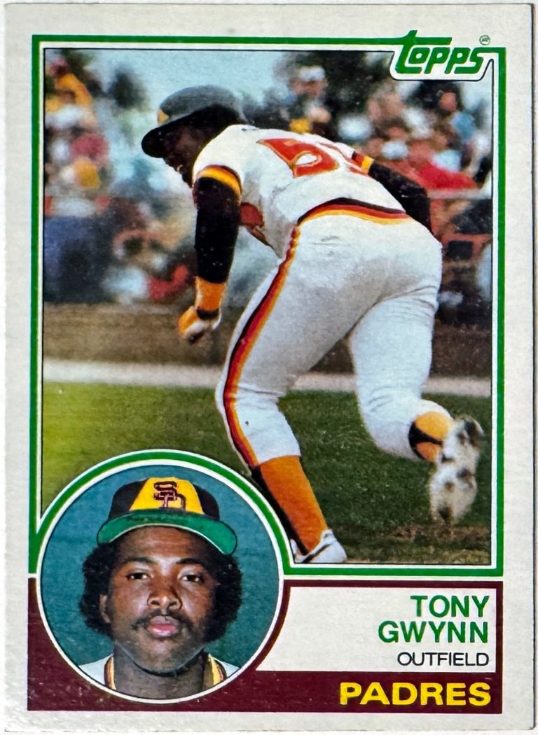 Tony Gwynn 1983 Topps Rookie Card RC #482 (San Diego Padres/HOF)