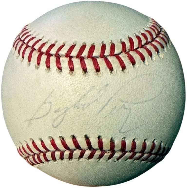 Gaylord Perry signed OFC Rawlings ROAL American League Baseball imperfect- COA