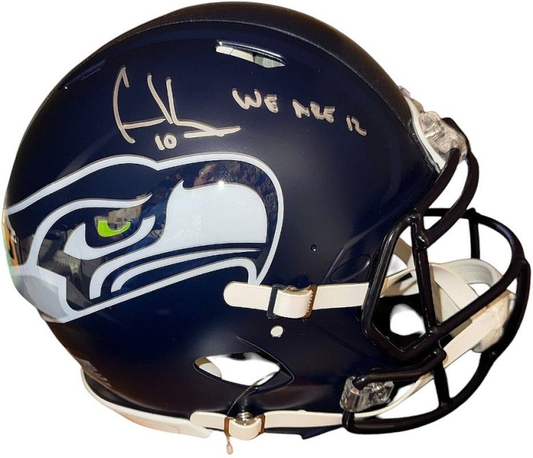 Cooper Kupp signed Seattle Seahawks NFL Riddell Speed AUTHENTIC Helmet -Fanatics