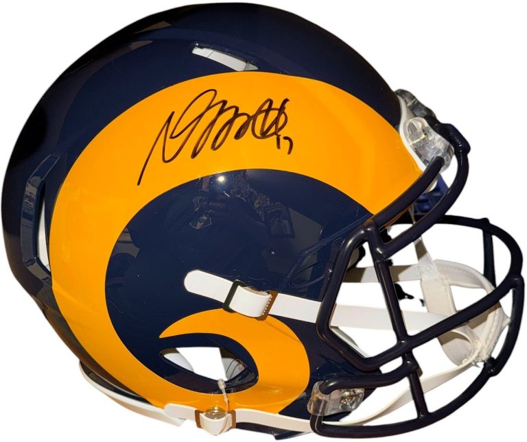 Davante Adams signed Los Angeles Rams NFL TB FS Speed AUTHENTIC Helmet - Beckett