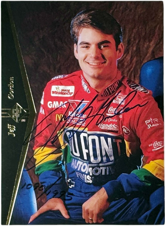 Jeff Gordon signed 1995 Upper Deck SP Authentic  NASCAR Auto #JG1  - UDA Holo