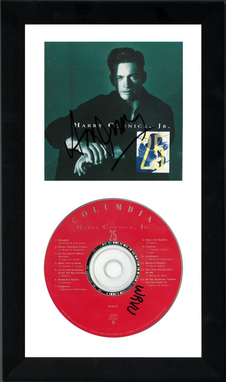 Harry Connick Jr. signed 1992 
