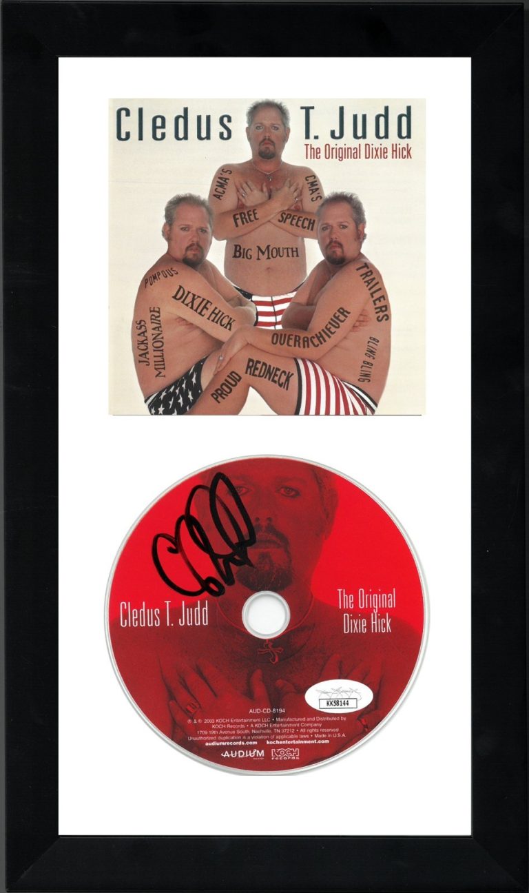 Cledus T. Judd signed 2003 The Original Dixie Hick Album CD w/ Cover Framed- JSA