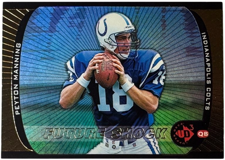 Peyton Manning 1998 Upper Deck UD3 Future Shock Rookie Card RC #181 - Colts/HOF