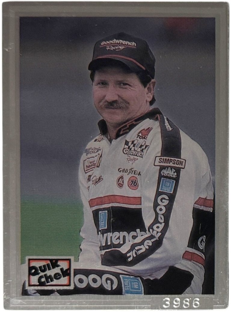 Dale Earnhardt 1993 Card Dynamics Quick Chek Metal NASCAR  Card /7000 (5x Champ)