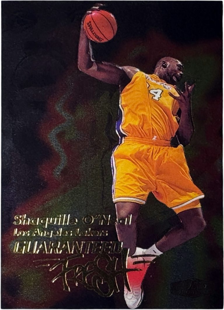 Shaquille O'Neal 1999-00 Flair Showcase Guaranteed Fresh Card #2 of 10 GF Lakers
