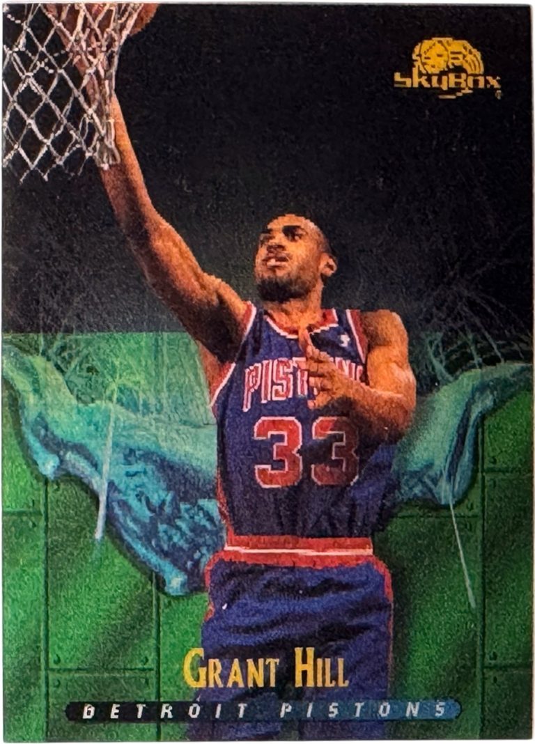 Grant Hill 1995-96 SkyBox Premium Meltdown Lenticular Card  (Detroit Pistons)