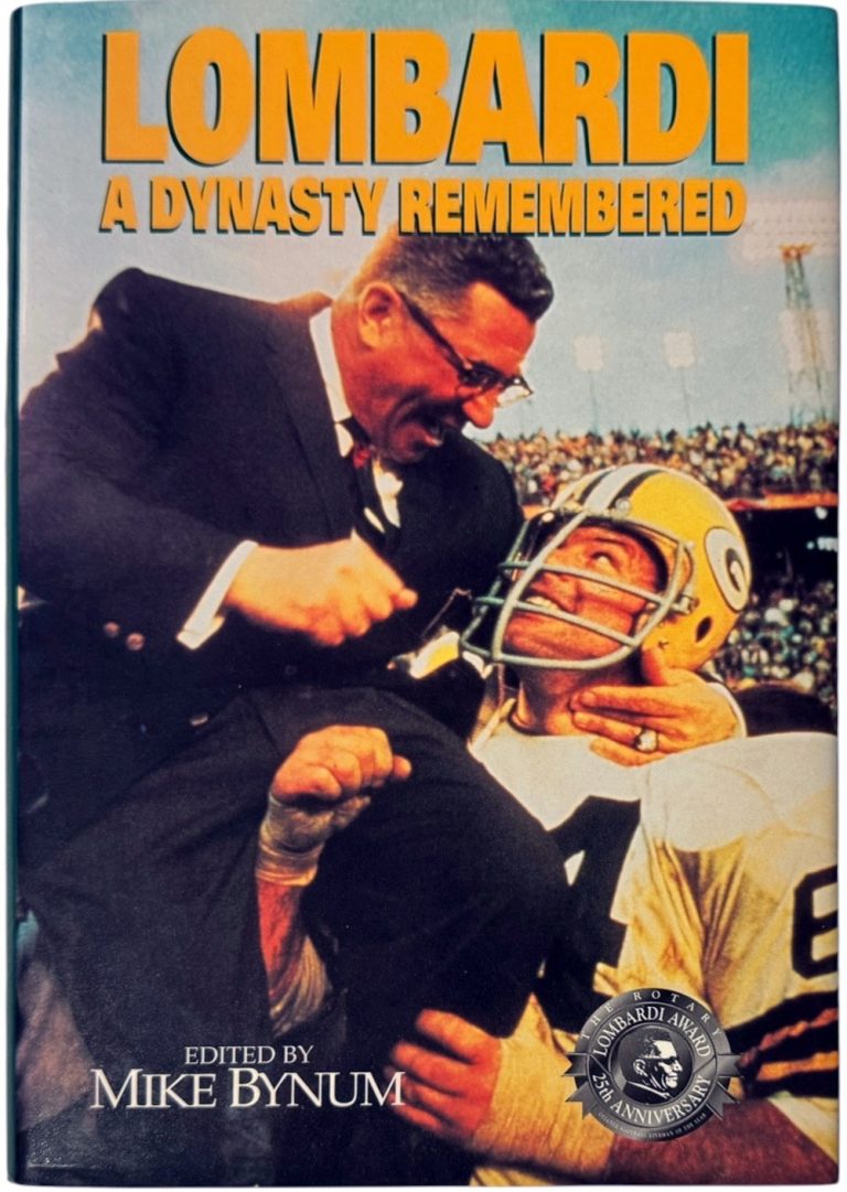 Vince Lombardi Green Bay Packers A Dynasty Hardcover 1st Ed - Athlon Sports/New