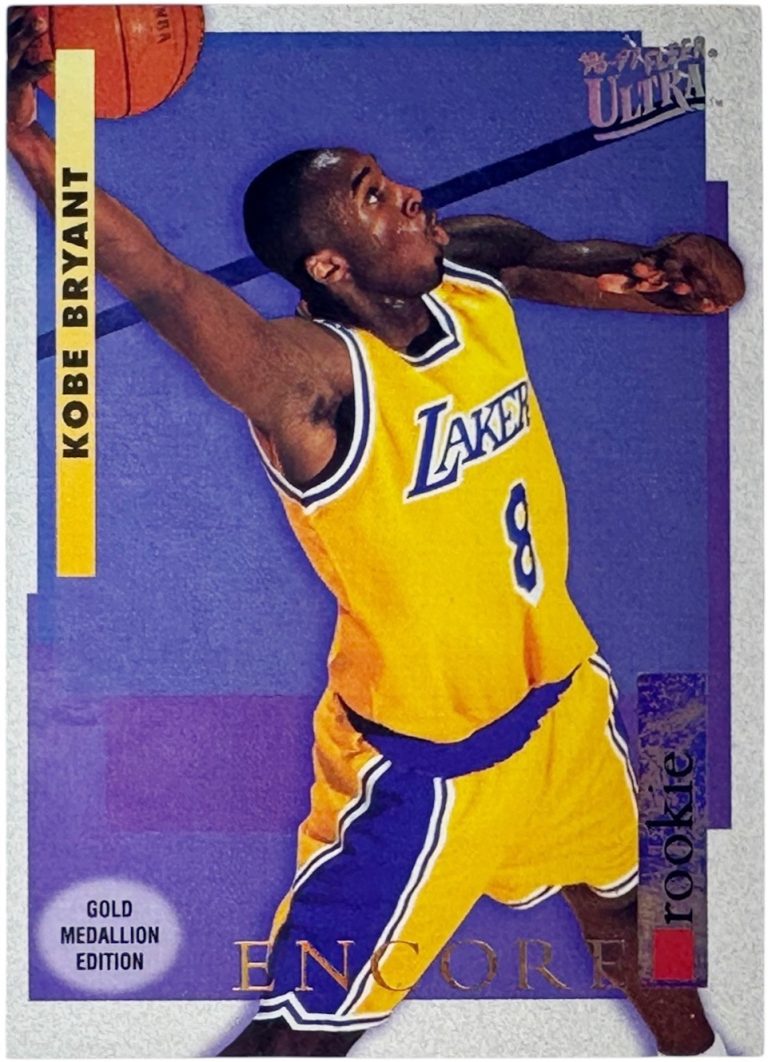 Kobe Bryant 1996-97 Fleer Ultra Encore Gold Medallion Rookie Card (RC)  #G-266