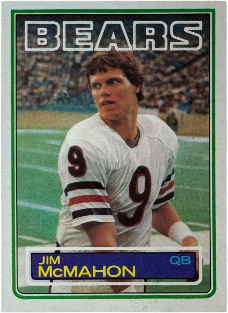 Jim McMahon 1983 Topps Rookie Card (RC) #33  (Chicago Bears/Super Bowl XX)